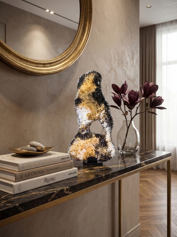 Sculpture Éclipse Minérale